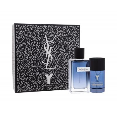 Yves Saint Laurent Y Live Set cadou Apă de toaletă 100 ml + deostick 75 g