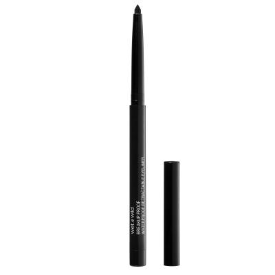 Wet n Wild Breakup Proof Waterproof Retractable Eyeliner Creion de ochi pentru femei 0,23 g Nuanţă Blackest Black