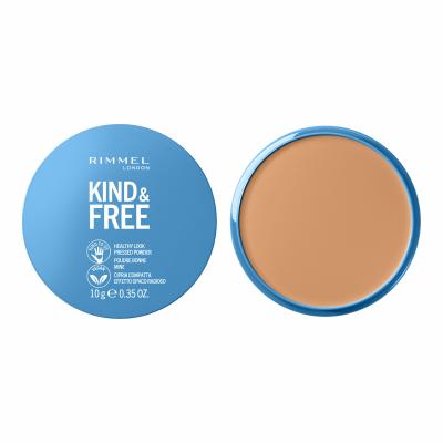 Rimmel London Kind &amp; Free Healthy Look Pressed Powder Pudră pentru femei 10 g Nuanţă 030 Medium