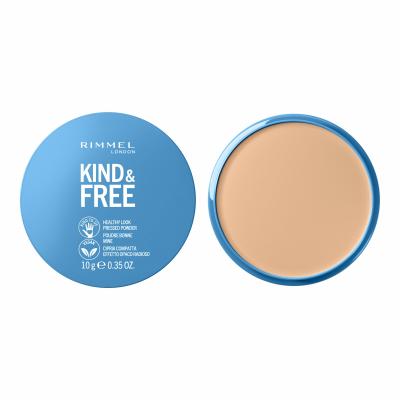 Rimmel London Kind &amp; Free Healthy Look Pressed Powder Pudră pentru femei 10 g Nuanţă 010 Fair