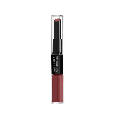 L'Oréal Paris Infaillible 24H Lipstick Ruj de buze pentru femei 5 ml Nuanţă 801 Toujours Toffee