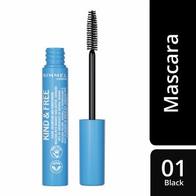 Rimmel London Kind &amp; Free Mascara pentru femei 7 ml Nuanţă 001 Black