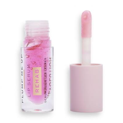 Makeup Revolution London Rehab Plump Me Up Lip Serum Ulei de buze pentru femei 4,6 ml Nuanţă Pink Glaze