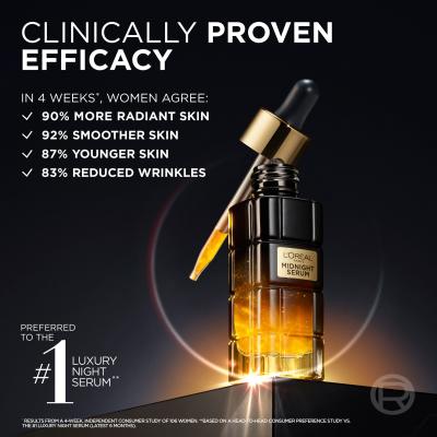 L&#039;Oréal Paris Age Perfect Cell Renew Midnight Serum Ser facial pentru femei 30 ml