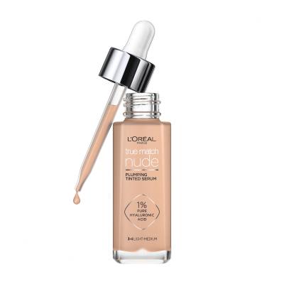 L&#039;Oréal Paris True Match Nude Plumping Tinted Serum Fond de ten pentru femei 30 ml Nuanţă 3-4 Light-Medium