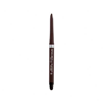 L&#039;Oréal Paris Infaillible Grip 36H Gel Automatic Eye Liner Creion de ochi pentru femei 1,2 g Nuanţă 004 Brown Denim