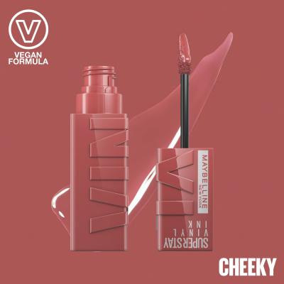 Maybelline Superstay Vinyl Ink Liquid Ruj de buze pentru femei 4,2 ml Nuanţă 35 Cheeky