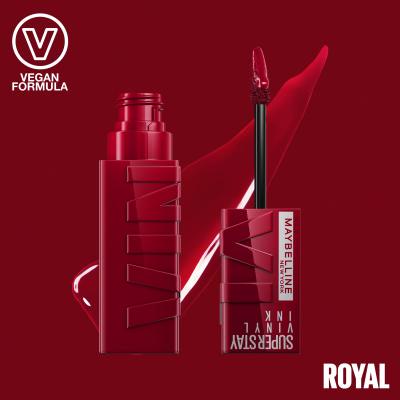 Maybelline Superstay Vinyl Ink Liquid Ruj de buze pentru femei 4,2 ml Nuanţă 55 Royal