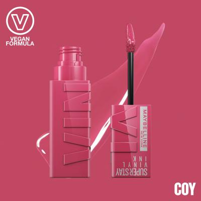 Maybelline Superstay Vinyl Ink Liquid Ruj de buze pentru femei 4,2 ml Nuanţă 20 Coy