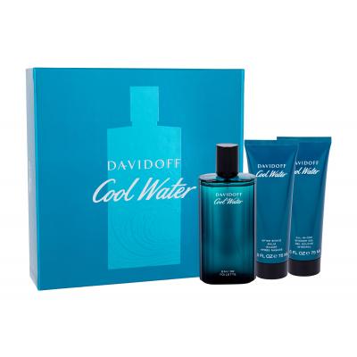 Davidoff Cool Water Set cadou apă de toaletă 125 ml + balsam dupa barbierit 75 ml + gel de dus 75 ml