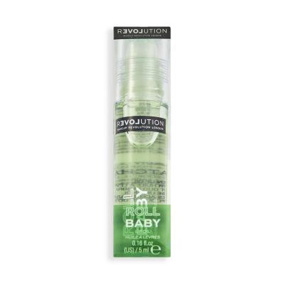 Revolution Relove Baby Roll Lip Oil Ulei de buze pentru femei 5 ml Nuanţă Matcha