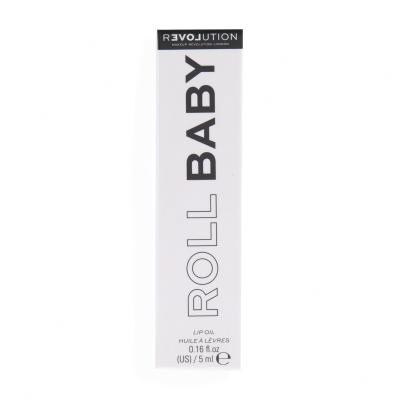 Revolution Relove Baby Roll Lip Oil Ulei de buze pentru femei 5 ml Nuanţă Goji Berry