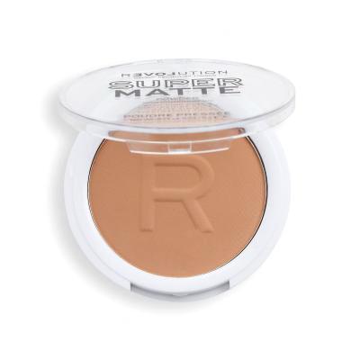 Revolution Relove Super Matte Powder Pudră pentru femei 6 g Nuanţă Tan