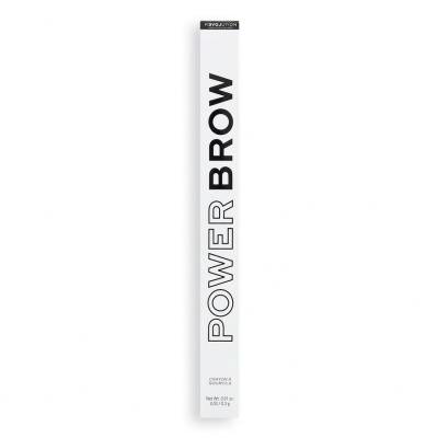 Revolution Relove Power Brow Creion pentru femei 0,3 g Nuanţă Dark Brown