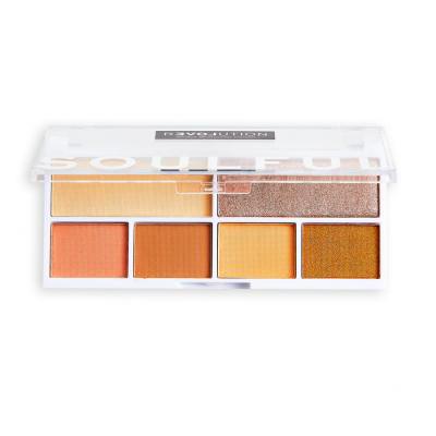 Revolution Relove Colour Play Shadow Palette Fard de pleoape pentru femei 5,2 g Nuanţă Soulful