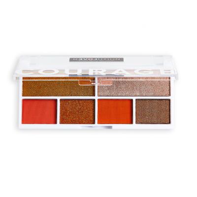 Revolution Relove Colour Play Shadow Palette Fard de pleoape pentru femei 5,2 g Nuanţă Courage