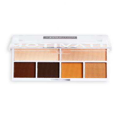 Revolution Relove Colour Play Shadow Palette Fard de pleoape pentru femei 5,2 g Nuanţă Motivate