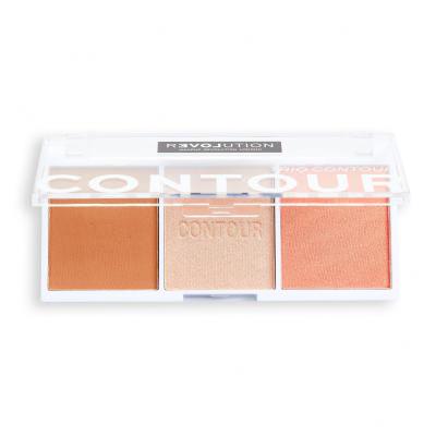 Revolution Relove Colour Play Contour Trio Konturovací paletka pentru femei 6 g Nuanţă Sugar