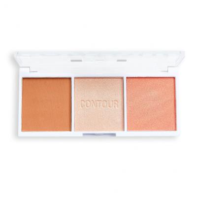 Revolution Relove Colour Play Contour Trio Konturovací paletka pentru femei 6 g Nuanţă Sugar