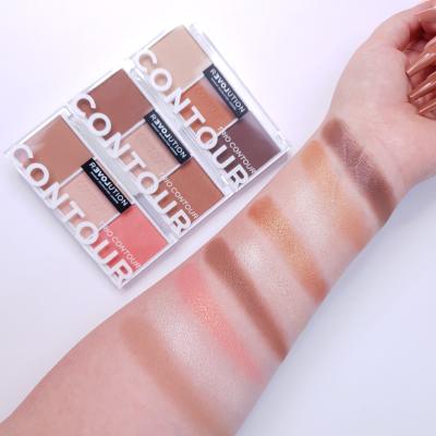 Revolution Relove Colour Play Contour Trio Konturovací paletka pentru femei 6 g Nuanţă Sugar