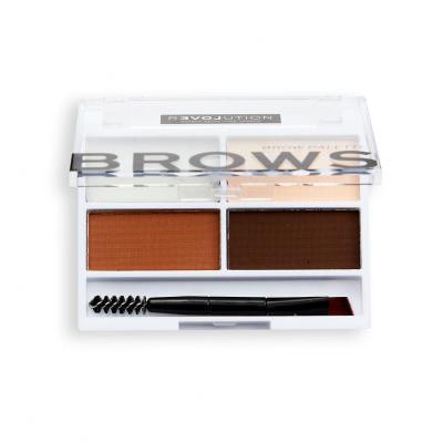 Revolution Relove Colour Cult Brows Truse de contur pentru femei 3,2 g Nuanţă Medium