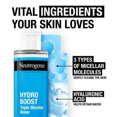 Neutrogena Hydro Boost Triple Micellar Water Apă micelară 400 ml