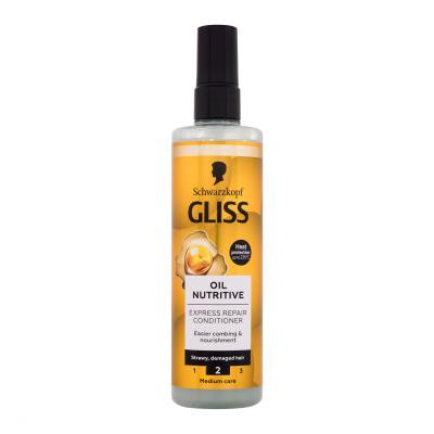 Schwarzkopf Gliss Oil Nutritive Express-Repair-Conditioner Balsam de păr pentru femei 200 ml