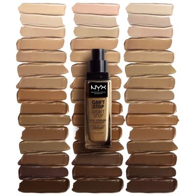 NYX Professional Makeup Can&#039;t Stop Won&#039;t Stop Fond de ten pentru femei 30 ml Nuanţă 02 Alabaster