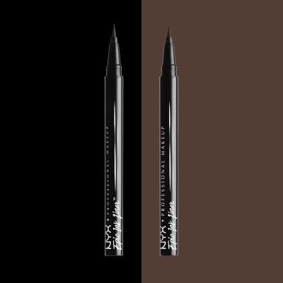 NYX Professional Makeup Epic Ink Liner Tuș de ochi pentru femei 1 ml Nuanţă 02 Brown