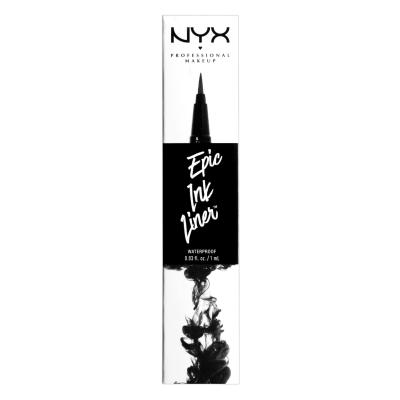 NYX Professional Makeup Epic Ink Liner Tuș de ochi pentru femei 1 ml Nuanţă 01 Black