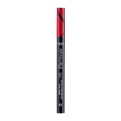 L&#039;Oréal Paris Infaillible Grip 36H Micro-Fine Brush Eye Liner Tuș de ochi pentru femei 0,4 g Nuanţă 01 Obsidian Black