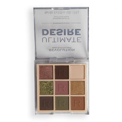 Makeup Revolution London Ultimate Desire Fard de pleoape pentru femei 8,1 g Nuanţă Stripped Khaki