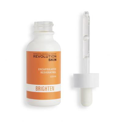 Revolution Skincare Brighten Encapsulated Resveratrol Serum Ser facial pentru femei 30 ml