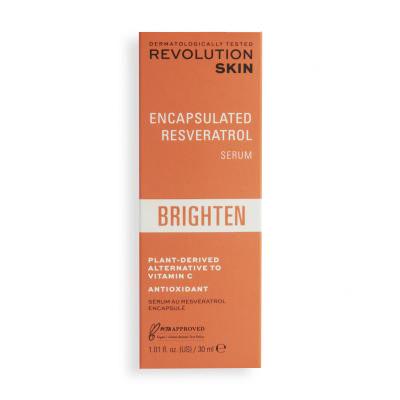 Revolution Skincare Brighten Encapsulated Resveratrol Serum Ser facial pentru femei 30 ml