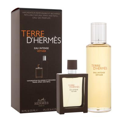 Hermes Terre d´Hermès Eau Intense Vétiver Set cadou Apă de parfum 30 ml + rezervă apă de parfum 125 ml