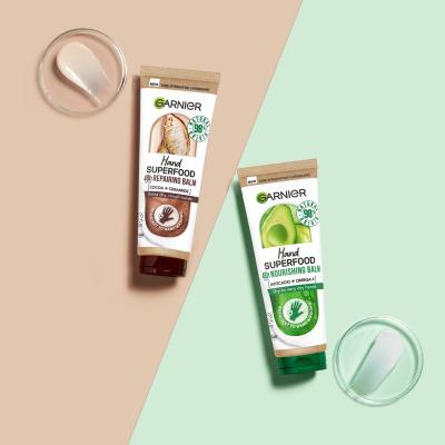 Garnier Hand Superfood 48h Nourishing Balm Cremă de mâini pentru femei 75 ml