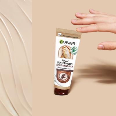 Garnier Hand Superfood 48h Repairing Balm Cremă de mâini pentru femei 75 ml