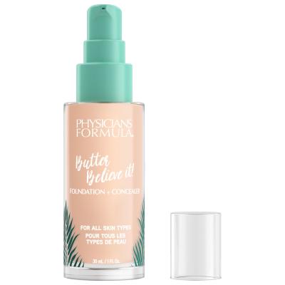 Physicians Formula Butter Believe It! Foundation + Concealer Fond de ten pentru femei 30 ml Nuanţă Fair-To-Light