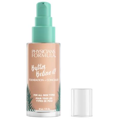 Physicians Formula Butter Believe It! Foundation + Concealer Fond de ten pentru femei 30 ml Nuanţă Light