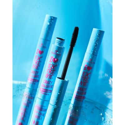 Essence I Love Extreme Crazy Volume Waterproof Mascara pentru femei 12 ml Nuanţă Black