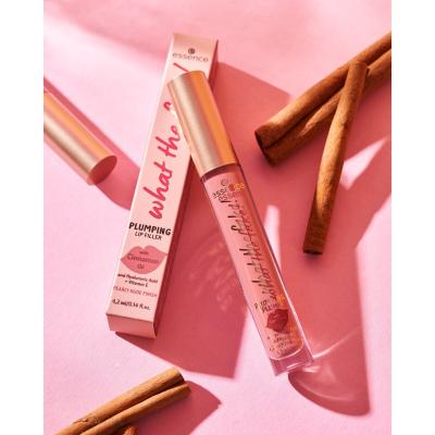 Essence What The Fake! Plumping Lip Filler Luciu de buze pentru femei 4,2 ml Nuanţă 02 Oh My Nude!