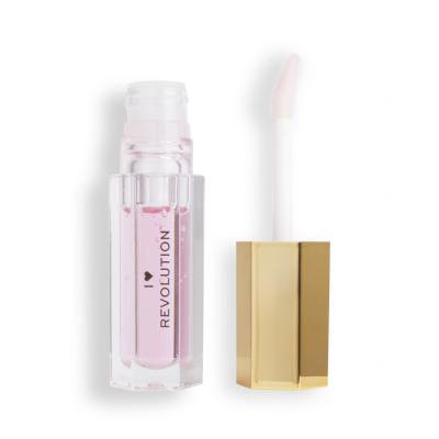 I Heart Revolution Honey Bear Lip Oil Ulei de buze pentru femei 4 ml Nuanţă Rose