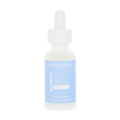 Revolution Skincare Blemish Targeted Blemish Serum With 2% Salicylic Acid Cracker Ser facial pentru femei 30 ml