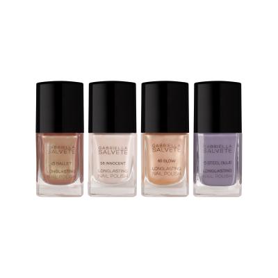 Gabriella Salvete Longlasting Enamel Nail Polish Set Set cadou Lac de unghii Longlasting Enamel 11 ml 56 Innocent + lac de unghii Longlasting Enamel 11 ml 45 Ballet + lac de unghii Longlasting Enamel 11 ml 60 Glow + lac de unghii Longlasting Enamel 11 ml 15 Steel Blue