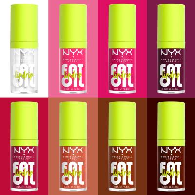 NYX Professional Makeup Fat Oil Lip Drip Ulei de buze pentru femei 4,8 ml Nuanţă 01 My Main