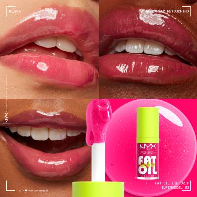 NYX Professional Makeup Fat Oil Lip Drip Ulei de buze pentru femei 4,8 ml Nuanţă 03 Supermodell