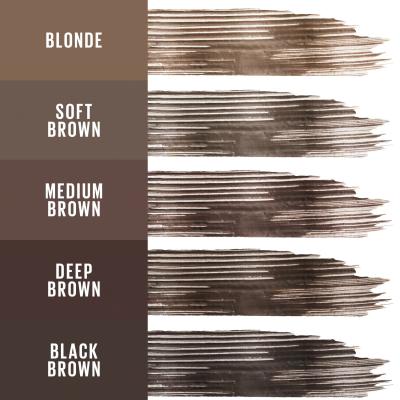 Maybelline Tattoo Brow 36H Styling Gel Gel și ceară pentru femei 6 ml Nuanţă 255 Soft Brown