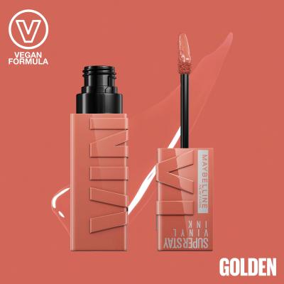 Maybelline Superstay Vinyl Ink Liquid Ruj de buze pentru femei 4,2 ml Nuanţă 105 Golden