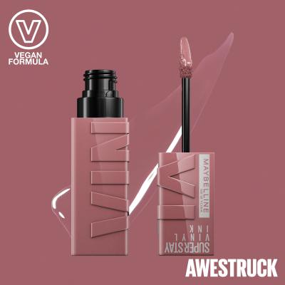 Maybelline Superstay Vinyl Ink Liquid Ruj de buze pentru femei 4,2 ml Nuanţă 110 Awestruck