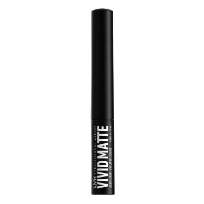 NYX Professional Makeup Vivid Matte Tuș de ochi pentru femei 2 ml Nuanţă 01 Black